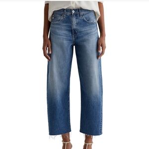 AG Jeans Hattie High Rise Crop Barrel in Gemini Size 29